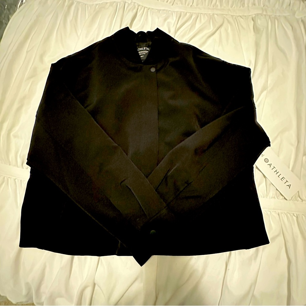 Athleta Endless Bomber Jacket Size M, Petite